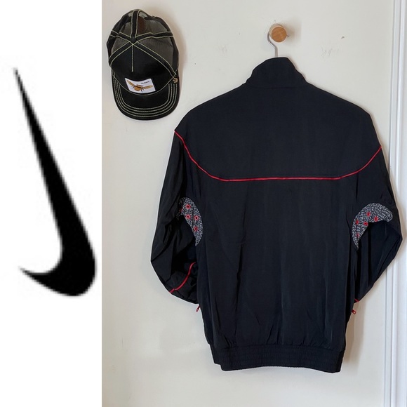 EUC NIKE AIR JORDAN retro style full zip windbreaker light jacket, size S - Picture 13 of 16